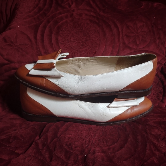 1980s Bertie Two Tone Flats - Picture 4 of 7